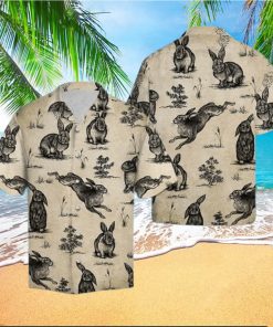 Vintage Rabbit Hawaiian Shirt