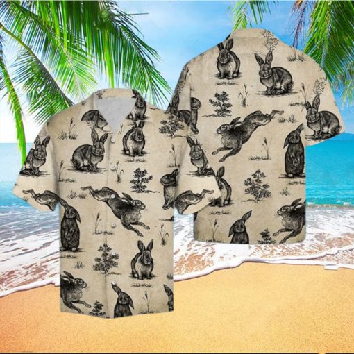 Vintage Rabbit Hawaiian Shirt