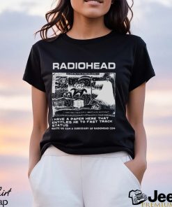 Vintage Radiohead Tshirt Retro Concert T Shirt