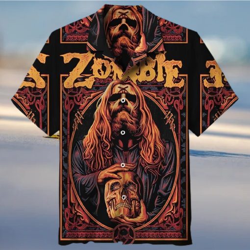 Vintage Rob Zombie 3D All Over Print Hawaiian Shirt