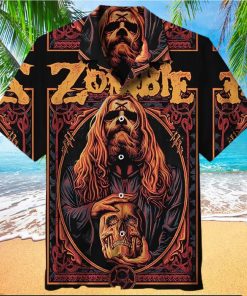 Vintage Rob Zombie 3D All Over Print Hawaiian Shirt