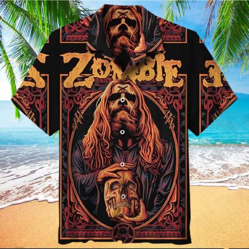 Vintage Rob Zombie 3D All Over Print Hawaiian Shirt