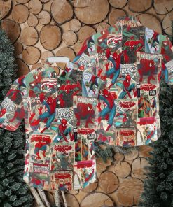 Vintage Superheroes Movie Amazing Spiderman Hawaiian Shirt