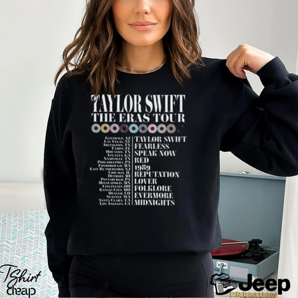TAYLOR SWIFT ERAS Heather Gray Folklore Size S Pullover Sweatshirt