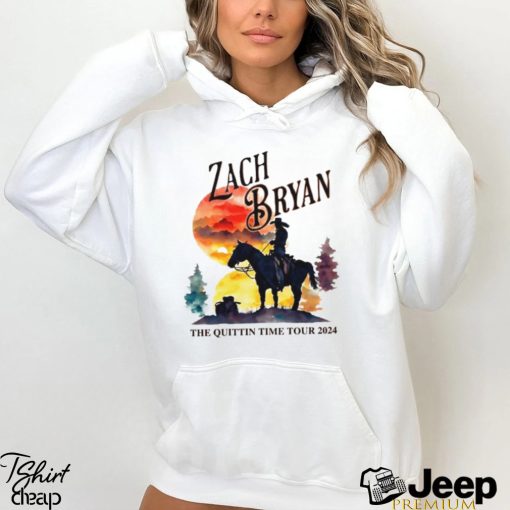 Vintage Zack Bryan 2024 Tour Sweatshirt The Quittin Time T Shirt