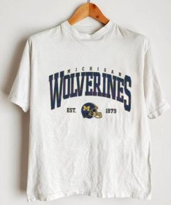 Vintage michigan wolverines 1879 football shirt