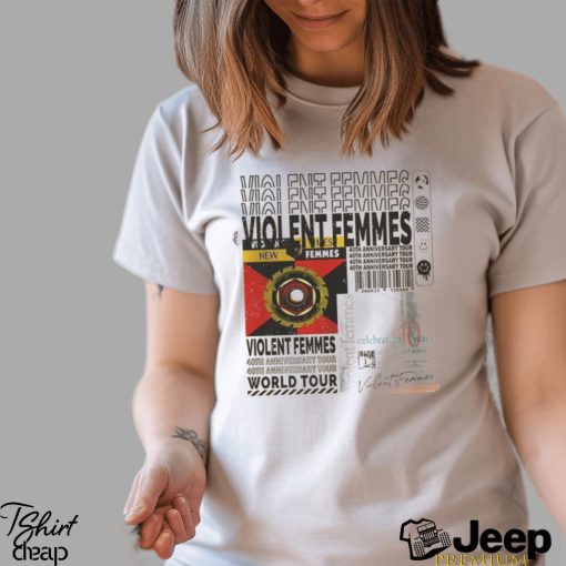 Violent Femmes Music Shirt Y2k 90S Vintage Merch 40Th Anniversary Tour 2023 Tickets New Time Album Graphic Design M128t T Shirt Classic