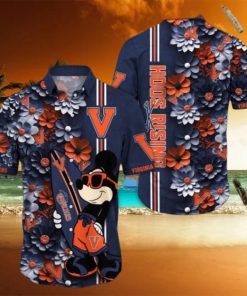 Virginia Cavaliers Hawaiian Shirt Mickey Love Surfing Trending Summer Gift