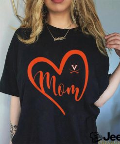 Virginia Cavaliers Heart Mom Team T Shirt