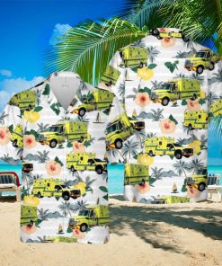 Virginia Metropolitan Washington Airports Authority Fire and Rescue Department Hawaiian Shirt Summner Vacation Shirt