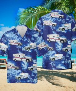 Virginia Stafford County Fire EMS 3D All Over Printed Hawaiian Shirt