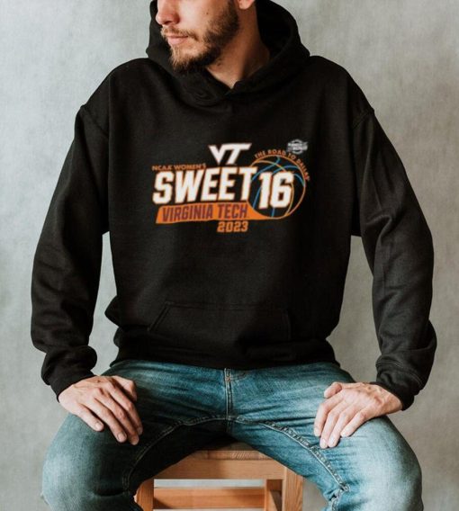 Virginia Tech Hokies The Road To Dallas 2023 NCAA Women’s Sweet 16 Hoodie Shirt