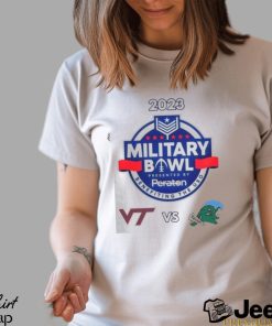 Virginia Tech Tulane Green Wave T Shirt Military Bowl