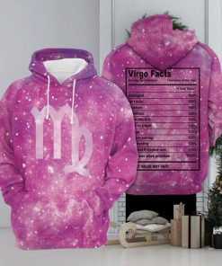 Virgo Horoscope Galaxy 3D Printed Hoodie