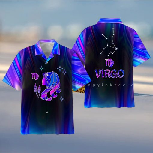 Virgo Zodiac Ultra Holo Star Gift For Summer Hawaii Shirt