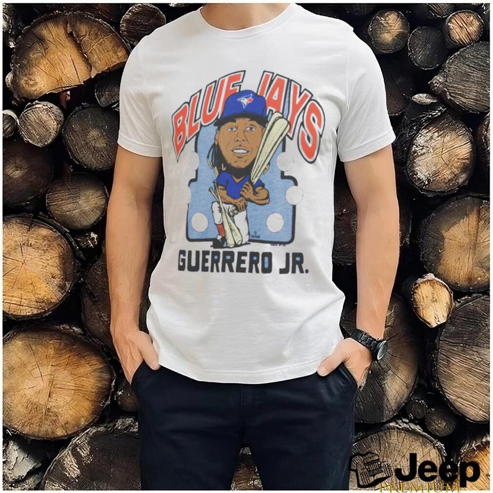Vladimir Guerrero Jr. Toronto Blue Jays play baseball cartoon