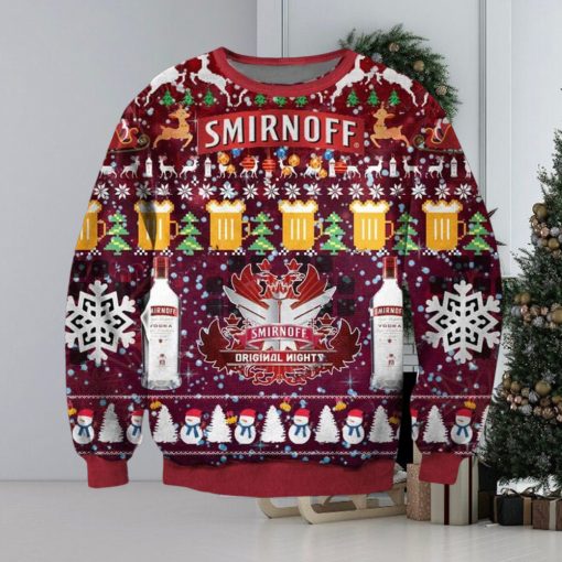 Vodka Smirnoff Ugly Christmas Sweater, Gift for Christmas Holiday