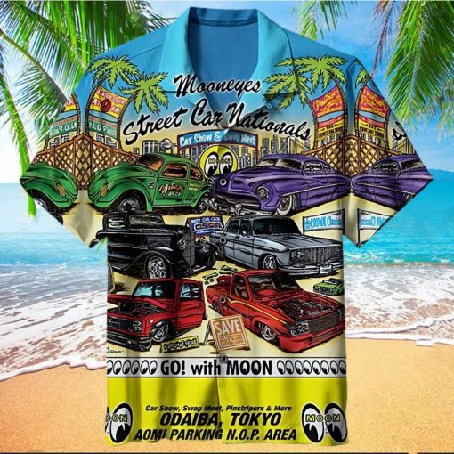 Volkswagen Mooneyes poster 3D Print Hawaiian Shirt