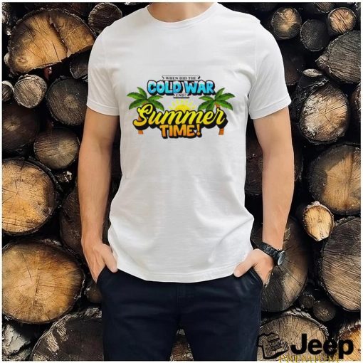 Voros Twins when did the Cold War end Summer Time logo shirt