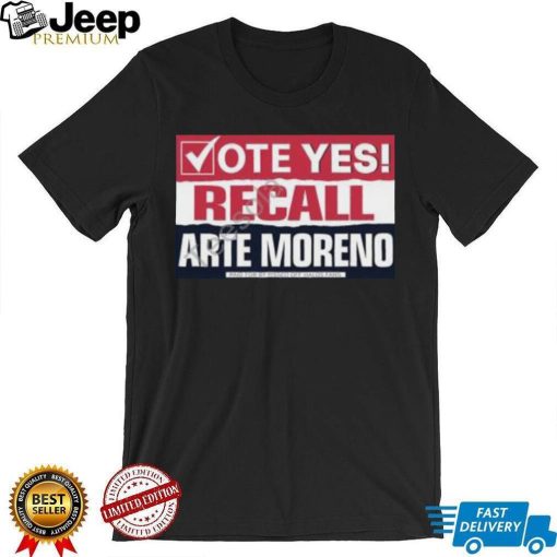 Vote Yes Recall Arte Moreno Hooded Sweatshirt