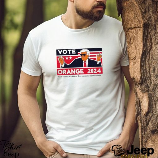 Vote orange Jesus Donald Trump 2024 USA president shirt