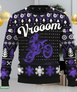 Vrooom 250 SX F Motorcross Knitted Christmas Sweater New AOP Gift Holidays