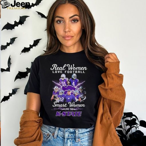 2022 Real Women Love Football Smart Women Love The K State Shirt Hoodie