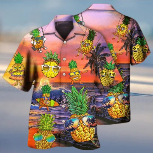 Fruit Pineapple Funny Summer Hawaiian Shirt