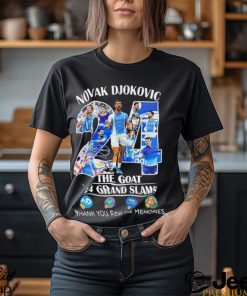 Novak Djokovic 24 Grand Slams The Goat US Open 2023 Champion Memories Shirt