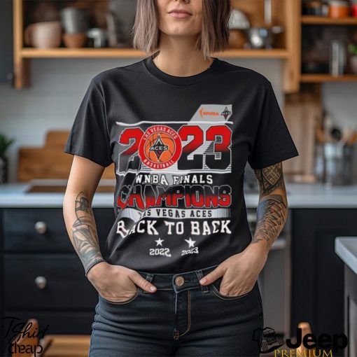 WNBA 2022 2023 Las Vegas Aces Champions Back To Back t shirt