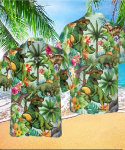 Tropical Dinosaur Hawaiian Shirt