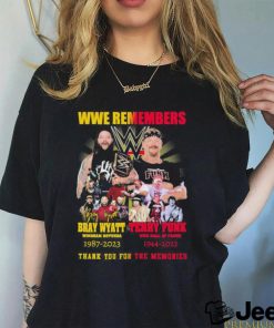 WWE Remembers Bray Wyatt Windham Rotunda And Terry Funk WWE Hall Of Famer 2023 Memories Shirt