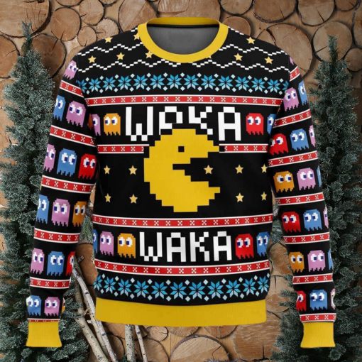 Waka Waka Pac Man Ugly Christmas Sweater