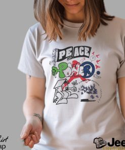 Walker kessler wearing peace power shirt