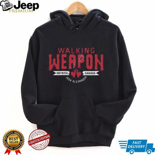 Walking Weapon Ontario Canada Josh Alexander shirt