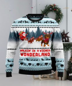 Walkin‘ In A Weiner Wonderland Ugly Christmas Sweater New For Men And Women Gift Holidays Christmas