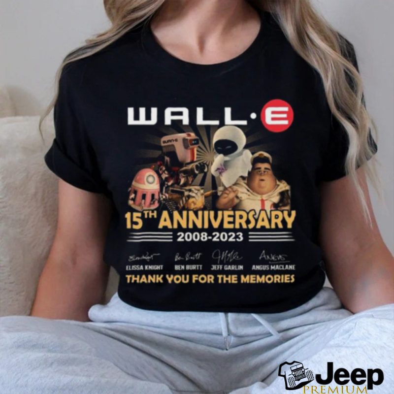 Wall E Shirt Wall E And Eve Shirt Wall E 15th Anniversary T shirt
