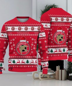 Walsall FC Paradise Efl Logo Team Ugly Christmas Sweater For Fans Gift Unisex Sweatshirt