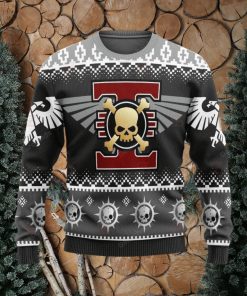 Warhammer 40K Deathwatch Skull Iconic Ugly Sweater Christmas Sweatshirt 3D Printed
