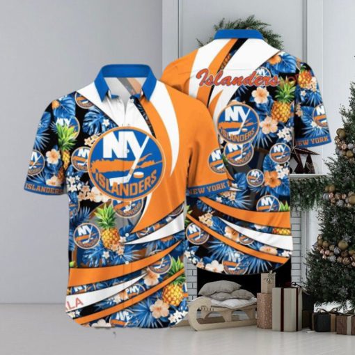 Warm Days Look New York Islanders Hawaiian Aloha Shirt