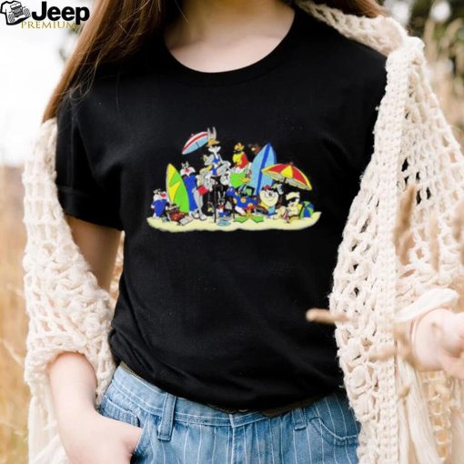 Warner Bros Looney Tunes Beach Vintage 1991 Shirt