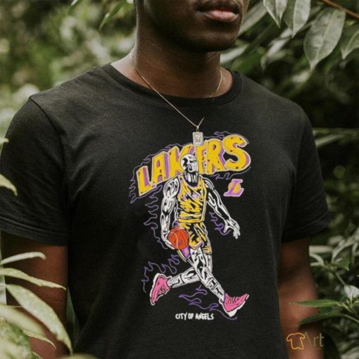 Warren Lotas x NBA City of Angels T shirt