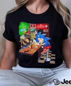 Washed up bar Sonic shirt