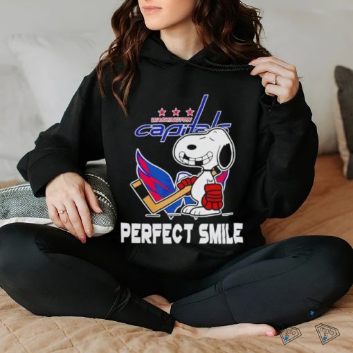 Washington Capitals Snoopy Perfect Smile shirt