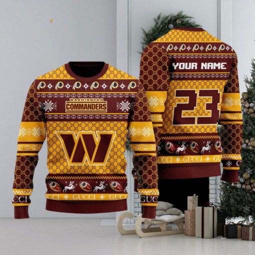 Washington Commanders Cool Christmas Sweater For Fans