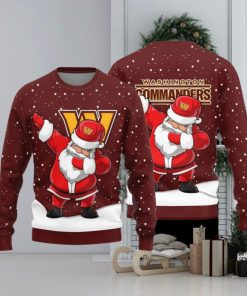 Washington Commanders Dab Santa New Style Knitted Sweater