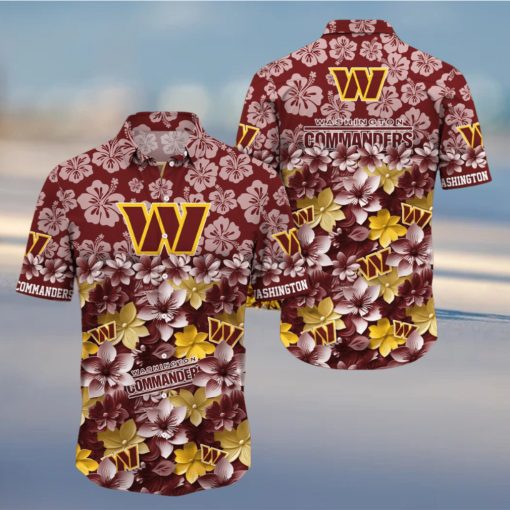 Washington Commanders Hawaii Shirt Trending Summer For NFL Fans