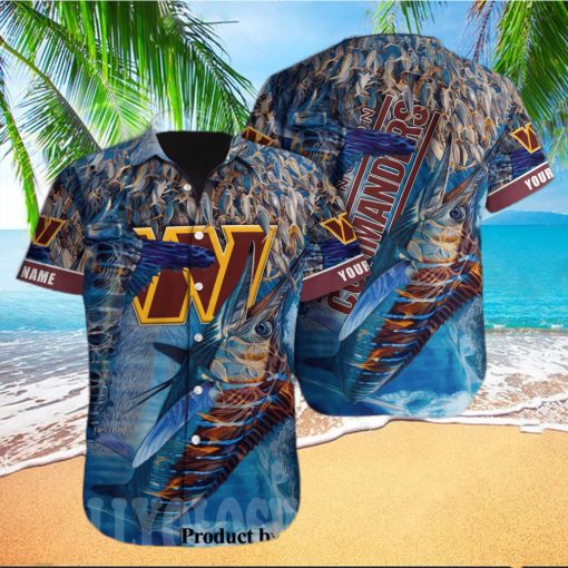 Washington Commanders NFL Classic All Over Printed Hawaiian Shirt