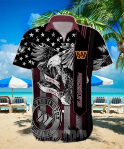 Washington Commanders NFL Custom Unisex 3D Pocket Hawaiian Shirt