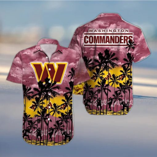 Washington Commanders NFL Sport Team Palm Tree Tropical Hawaii Shirt